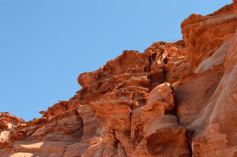More amazing red-rock formations...the erosion patterns are all so different and complex.