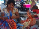 basket weavers at the Sunday Market