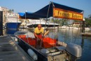 Our charming French Baker who delivers the the marina and the lagoon!