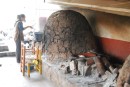 Cooking on the open fire and clay ovens