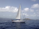 Sailing out of Coral Bay on Sunday June 3, 2012