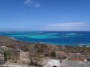 View east from Canouan - Tobago Cays in the distance