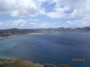 Rodney Bay anchorage from Pigeon Island fort
