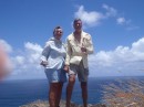 Margi & Gary on Signal Hill (Pigeon Island)