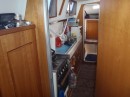 port hull, aft cabin looking forward to galley