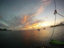 Sunset over Rodney Bay, St Lucia