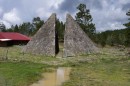 Ancient Pyrimads built by the Taino Indians in the center of Hisapanola
