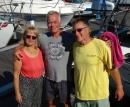 Tom w/ Veikko and Hanna of S/Y Canace