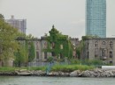 Roosevelt Island used to house a mental institution - here are some remains of that.