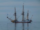 After we left the canal we headed across the Cape Cod Bay to Provincetown. Here is an interesting boat we saw on the way.