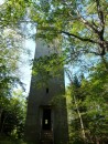 This is one of the towers we climbed on Jewell Island - it was a World War II spotting tower.
