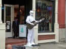 There were street performers. This was my favorite. The man in white. He froze then made a weird screech and then started playing the guitar for just a few minutes before freezing again.