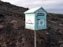 The only post office box in the world on a volcano. I sent a card home.