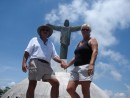 Our guide took this picture of Bruce & Connie being blessed.