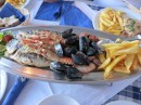 Seafood feast for two