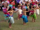 Start of the dancing week on Rarotonga
