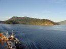 leaving picton by ferry, Queen Charlotte Sound