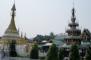 Wat Chong Kham and Wat Chong Klang are built in burmesian style  -  Mae Hong Son - Thailand - 05.04.2013