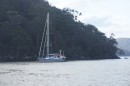 Broken Bay with our friends from  S/V     " Mohea ", Helmut & Hye-Young