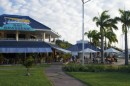 the bistro at the harbour Moselle , Noumea