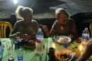 dinner at Kuah with Jaqueline from Ahu and Viviana from Tamata
