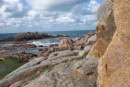 Pink Granite, Guernsey, we came across the same pink/gold granite we had found near Trebeurden in Brittany