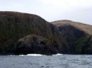 Cliffs on the west side of Isle of Mingulay, Outer Hebrides. We were lucky to get round to the west side of the island. Much wilder and 3000 to the next land 







