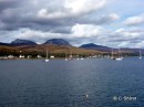 The anchorage and moorings at Craighouse on Jura