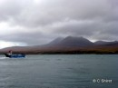 The paps of Jura on the isle of Jura behind the Port Askaig ferry