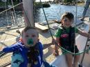 My Grandsons: Charlie (2) and Elmer (4) - real sailors!