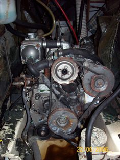 Yanmar 3GM30F: Motor was added in 1998 by the records found on board the boat