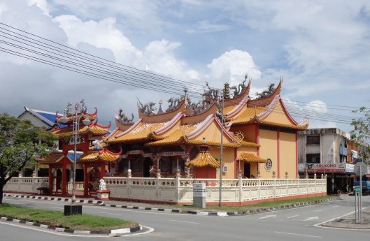 The Chinese Temple.  Built 100 years ago here in Kudat.
