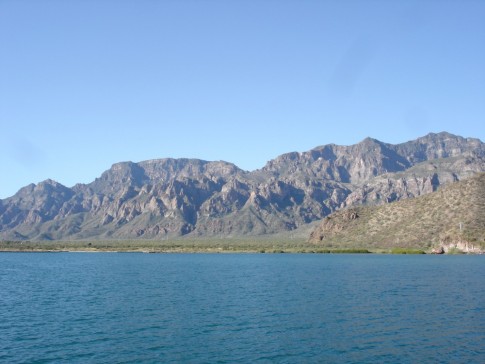 The mountains beside Puerto Escondido