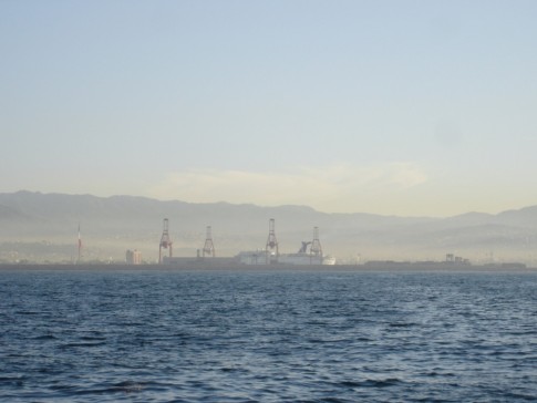 Looking towards Ensenada Harbor.