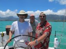 Clearing the reef at Kaneohe Bay, 2450 NM to go.