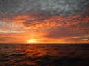 Sun set over Pacific off  Mazatlan
