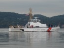 The Coast guard patrol - notice the guns on the foredeck
