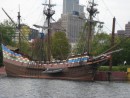 Replica of Half Moon - the boat sailed by Henry Hudson
