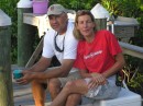 Lilly and her Brother Anton on a fishing expedition in the Florida Keys Summer of 2009.