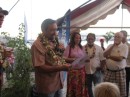 The Mayor of Papeete welcomes us