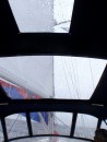 Excellent view of the sails from the helm.
We also have removeable "see-through" sunshade panels for roof windows.