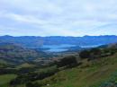 First view down to Akaroa Harbour