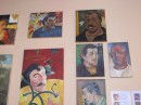 At Gauguin Museum - a number of "self-portraits"