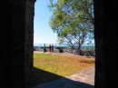 View out of the fort