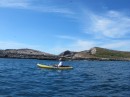 Kayaking to the island