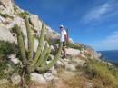 Ted hiking up Los Frailes (elev 750