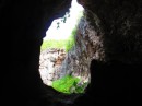 Exit from the caves