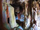 More colorful stalactites and stalagmites