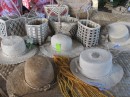 Basket weaving and hat making is traditional...