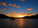 Sunset in Haamene Bay